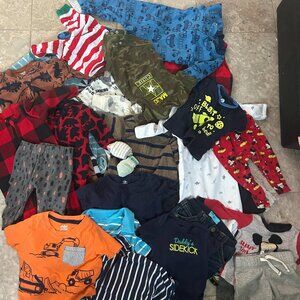 Baby Boy Clothes Lot 3-6M Carter’s Bundle 34 Pc Onesies Outfits Full Wardrobe